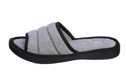 Roxoni Women's Open Toe Memory Foam Slippers with Contrast Design -Sizes 6 to 11 -style #2185