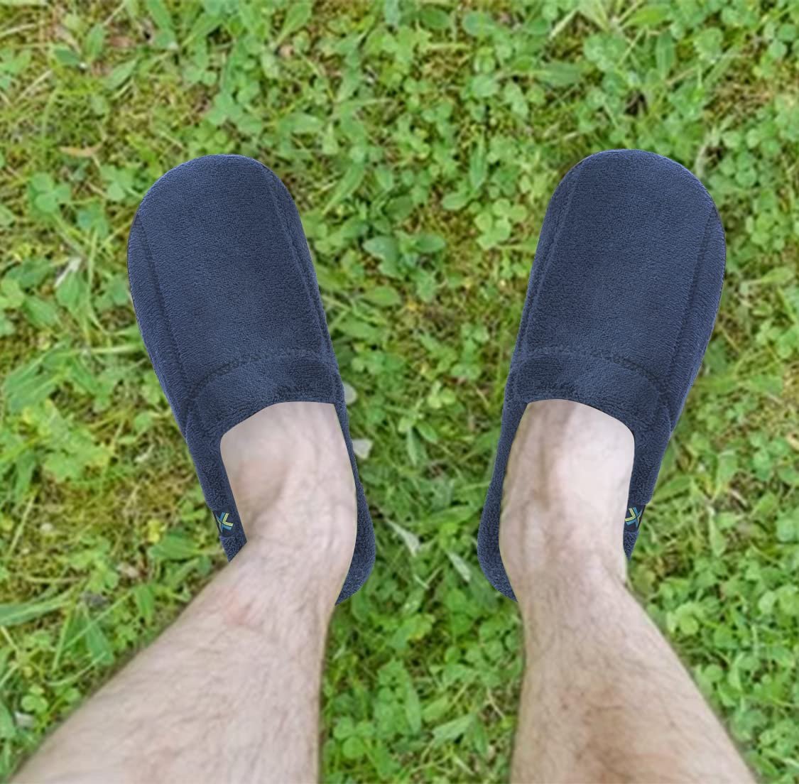 Roxoni Men's Terry House Slippers