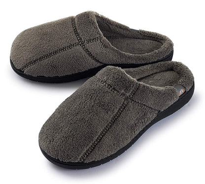 Pupeez Boy’s Terry Clog Big Kids Slippers