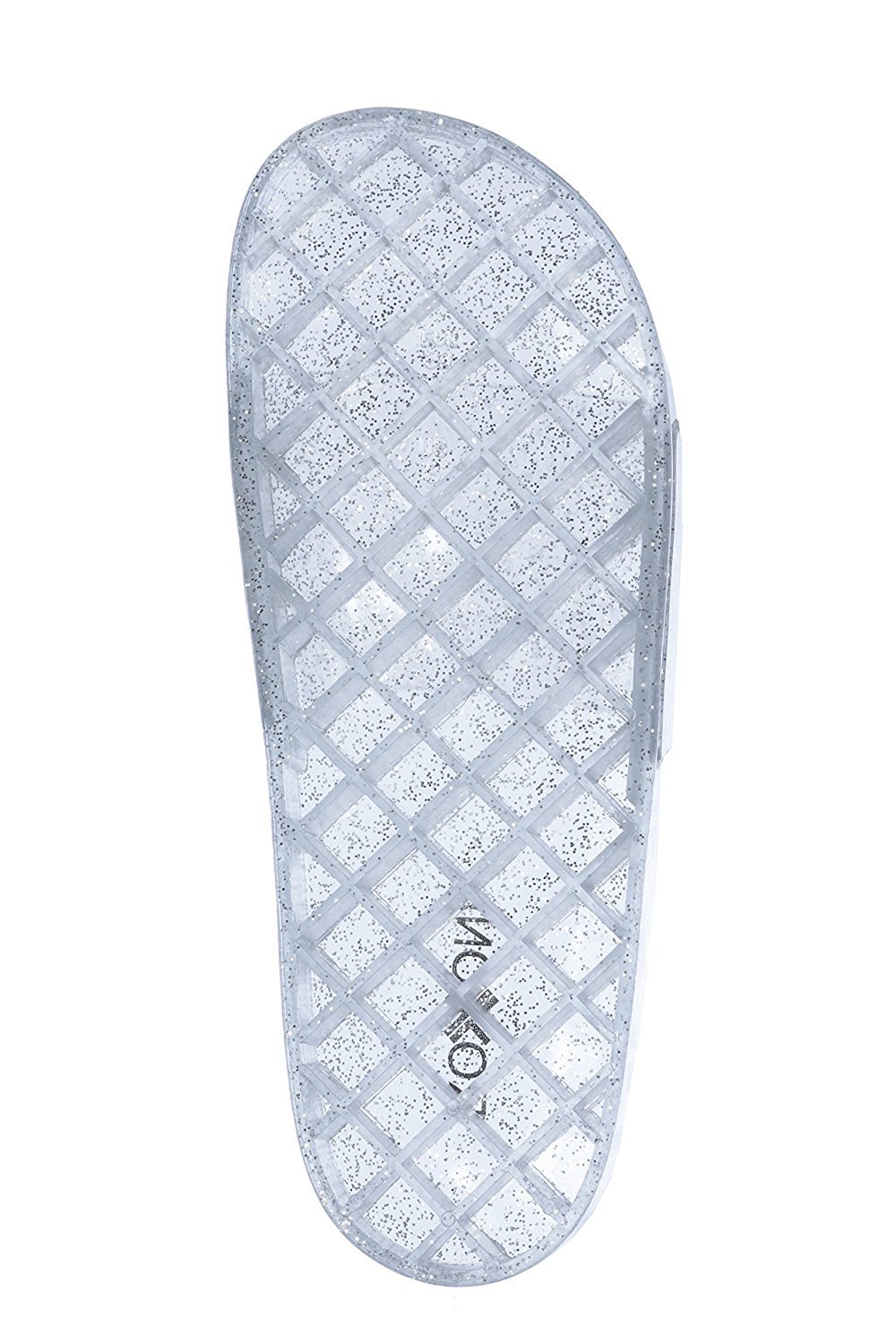 Roxoni Women's Summer Flip Flop Open Toe Jelly Glitter Slide Sandal Slippers