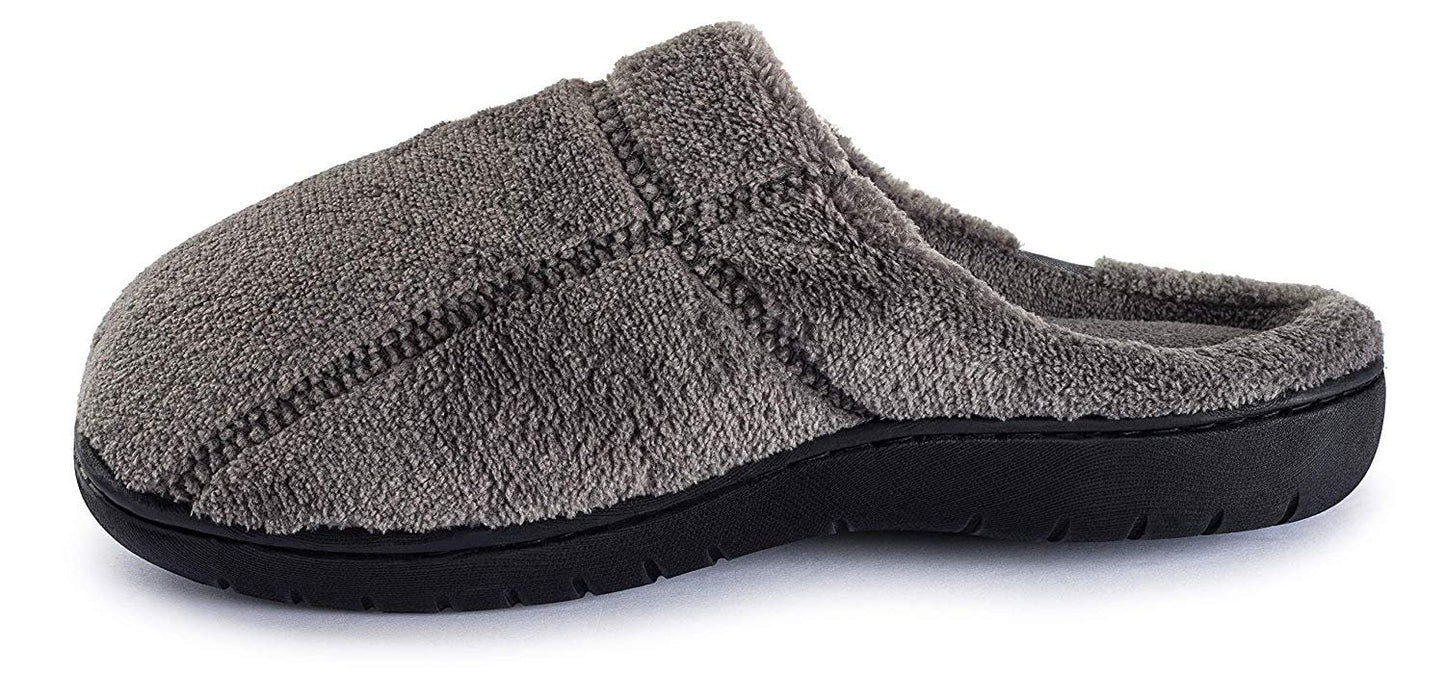 Pupeez Boy’s Terry Clog Big Kids Slippers