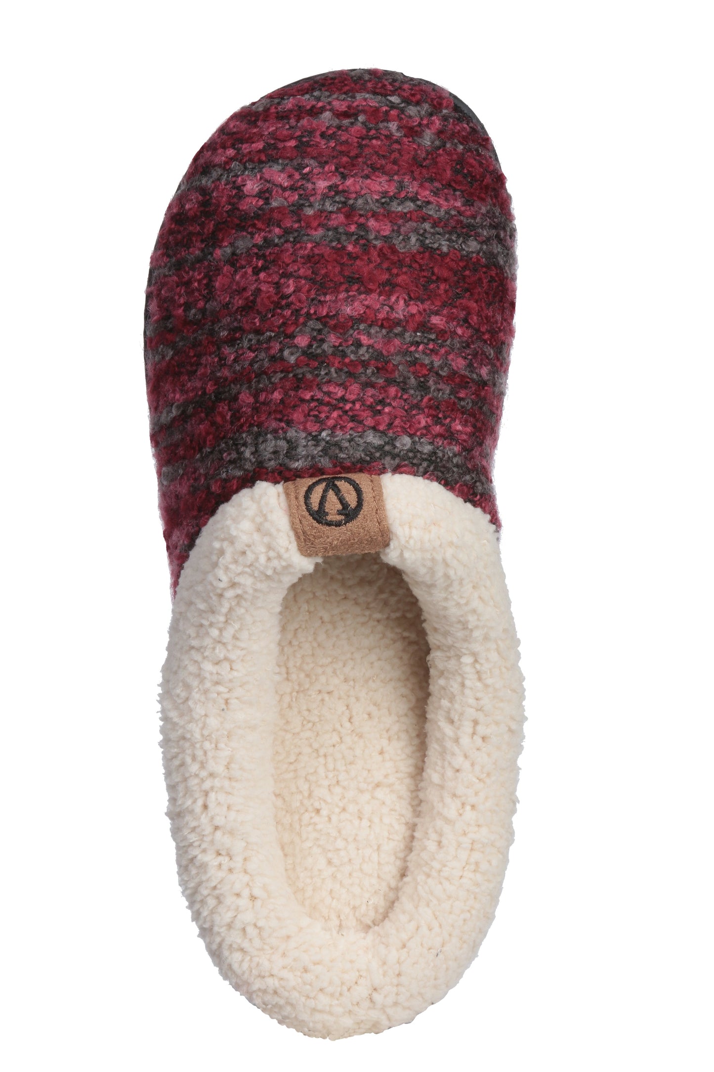 Roxoni Womens Knitted Fleece Lined Clog Slippers Warm House Shoe