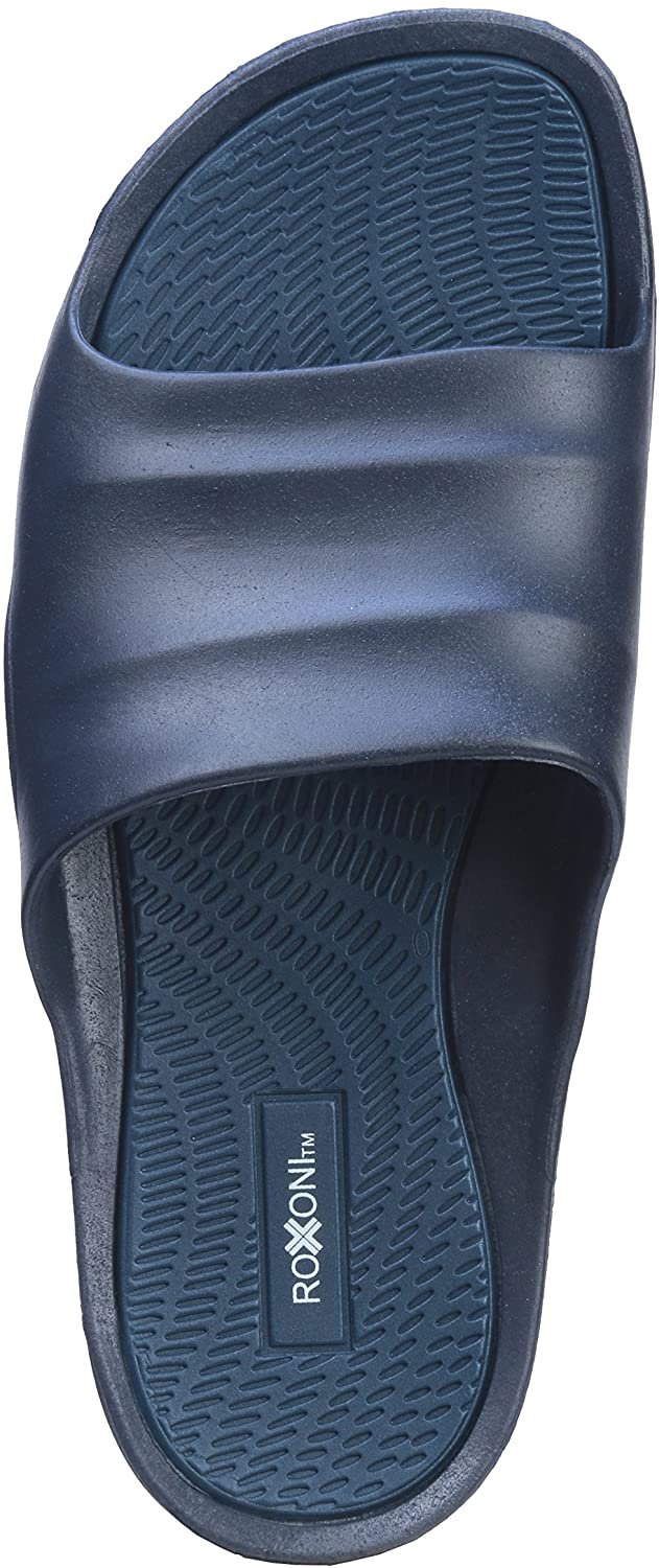 Roxoni Men's Comfort Open Toe Slide Sandals, Anti Skid Rubber Sole, -sizes 8 to 13 -style #1245