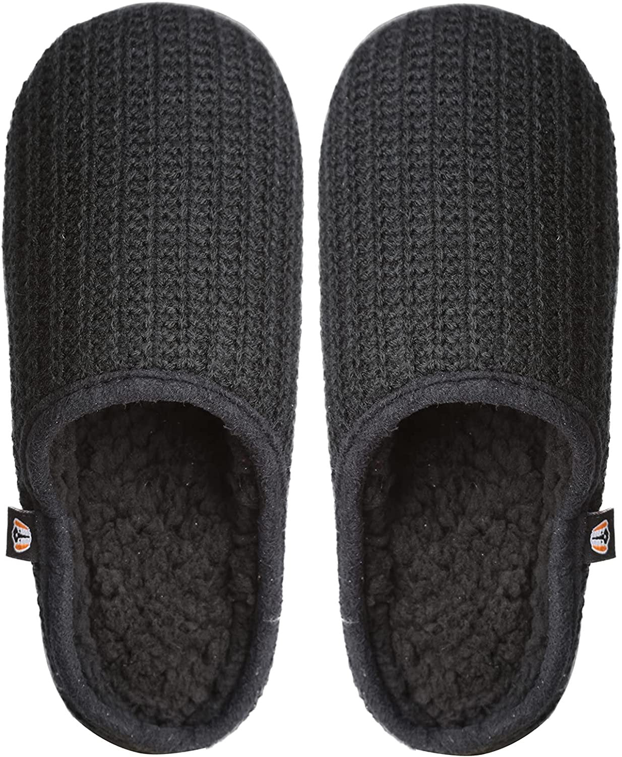 Pupeez Roxoni Boy's Slippers, Memory Foam Suede Moccasin