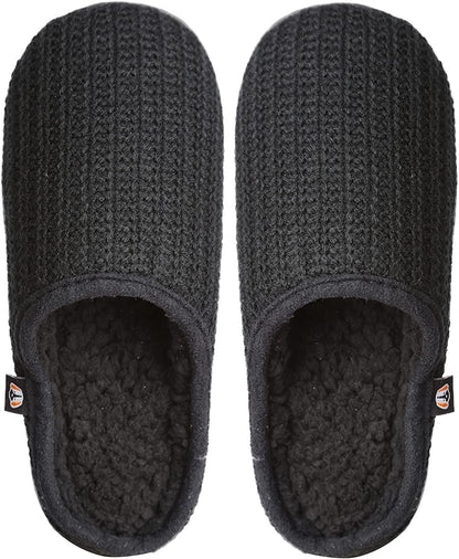 Pupeez Roxoni Boy's Slippers, Memory Foam Suede Moccasin