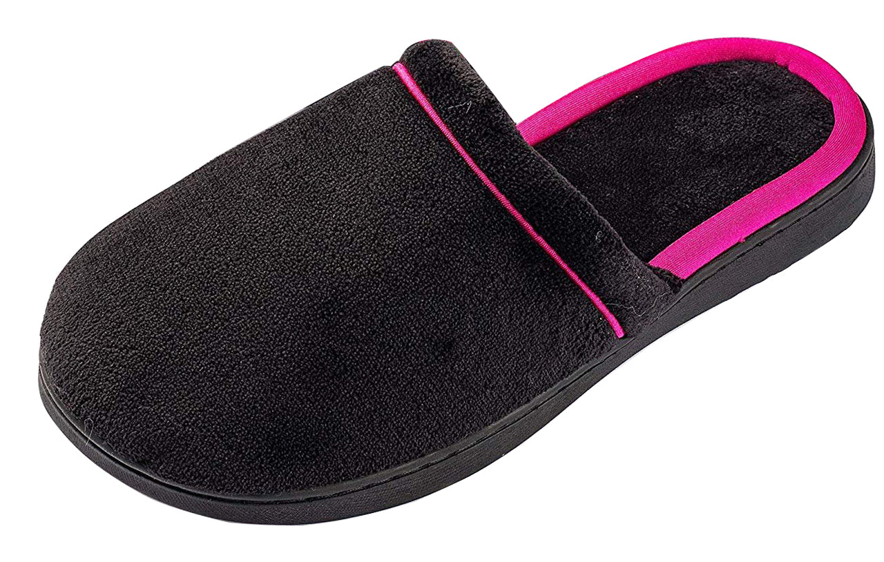 Womens slippers memory discount foam