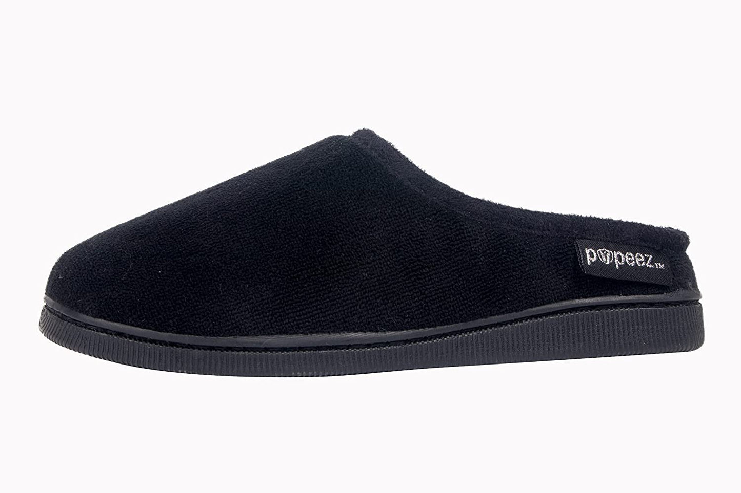 Pupeez Boy’s Terry Clog Big Kids Slippers