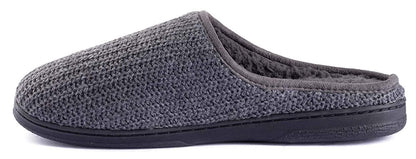 Roxoni Men’s Wool Slip-On Comfortable Knit House Slipper