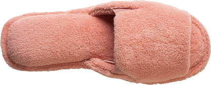 Roxoni Ultra Soft Spa Slippers for Women Cozy, Fuzzy Terry Bathroom, House and Shower Shoes