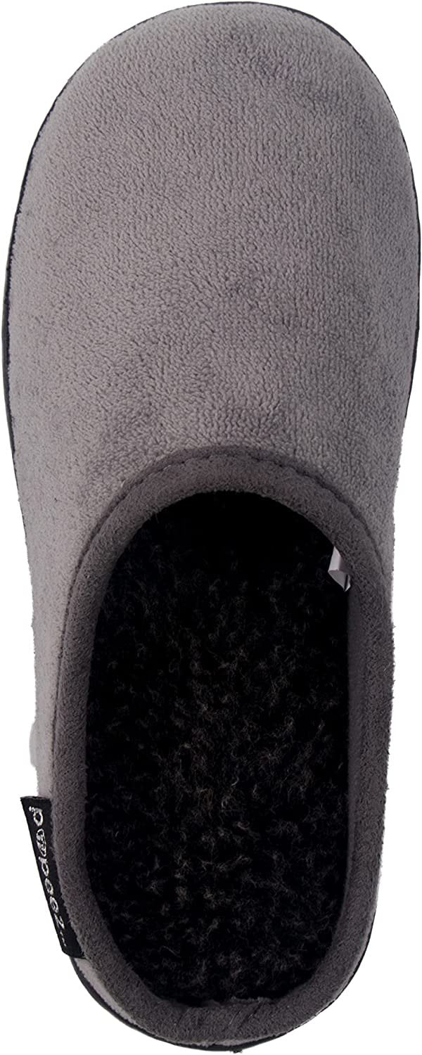 Pupeez Boy’s Terry Clog Big Kids Slippers