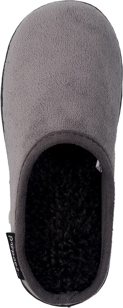 Pupeez Boy’s Terry Clog Big Kids Slippers