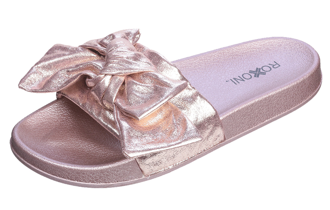 Roxoni Women’s Bow Tie Slide Sandal