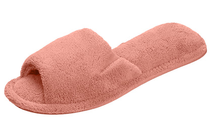 Roxoni Ultra Soft Spa Slippers for Women Cozy, Fuzzy Terry Bathroom, House and Shower Shoes