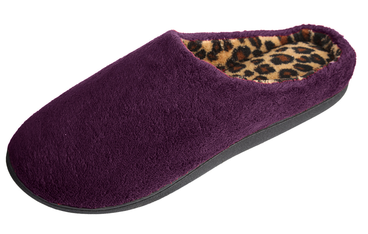 Roxoni Women’s Clog Slippers Microterry Memory Foam Comfy Footbed