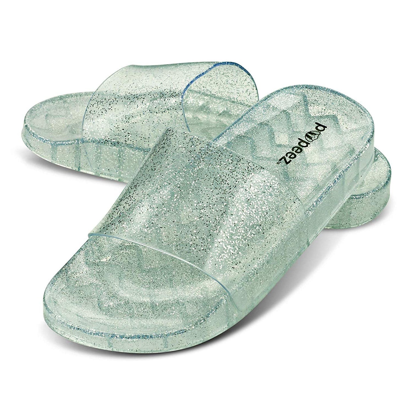 Pupeez Girls Summer Open Toe Jelly Slide Sandals