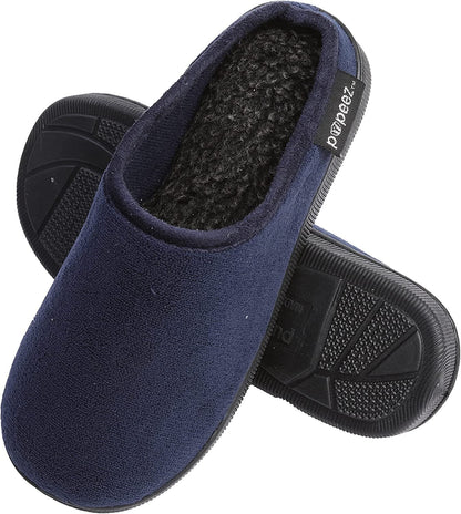 Pupeez Boy’s Terry Clog Big Kids Slippers