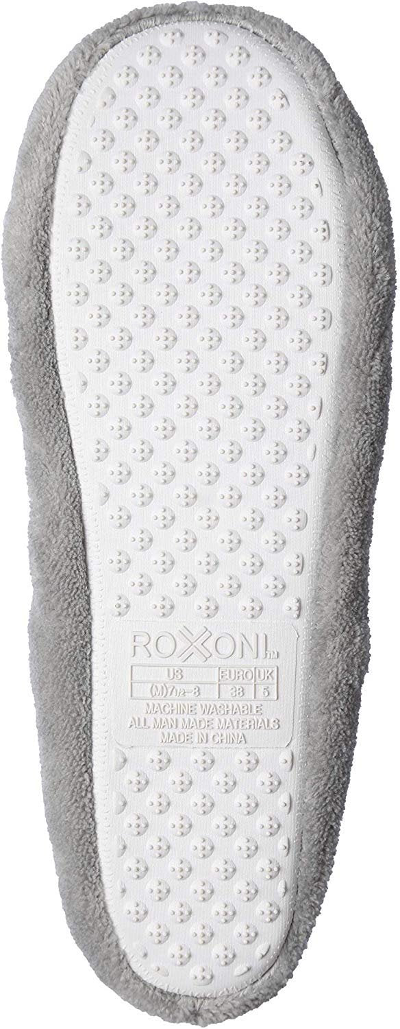 Roxoni Women's Terry Classic Cotton Ballerina Slippers (Pack of 2)