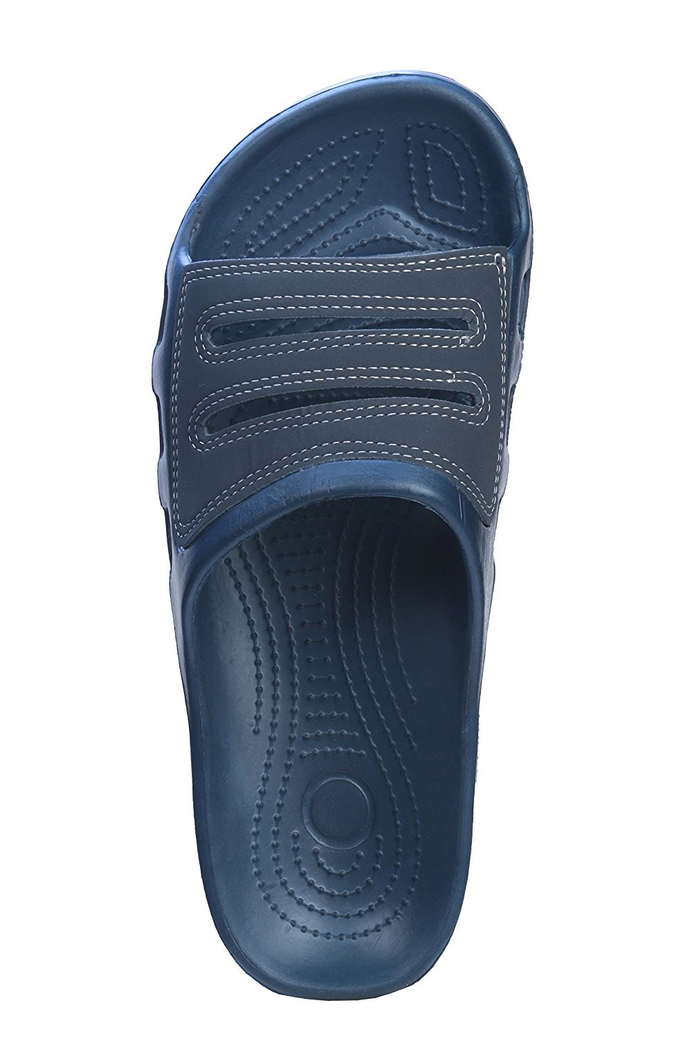 Roxoni Slide Sandals for Men | Open Toe Slip-On | Waterproof Rubber for Beach, Pool, Gym, Travel Wear