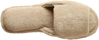 Roxoni Ultra Soft Spa Slippers for Women Cozy, Fuzzy Terry Bathroom, House and Shower Shoes