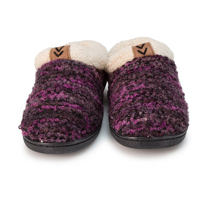 Pupeez Girls Knitted Fleece Lined Clog Slippers