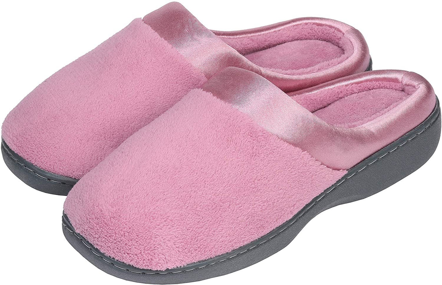 Roxoni Women's Comfort Slip On Memory Foam French Terry Lining Indoor Outdoor