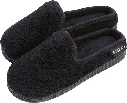 Pupeez Boy’s Terry Clog Big Kids Slippers