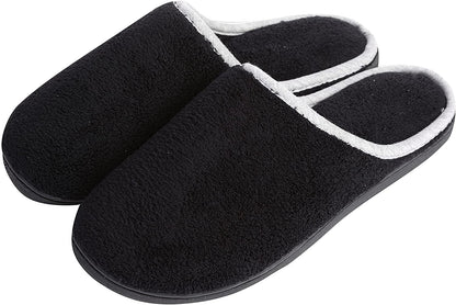 Roxoni Women’s Clog Slippers Microterry Memory Foam Comfy Footbed