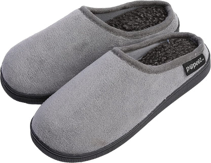 Pupeez Boy’s Terry Clog Big Kids Slippers