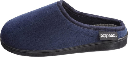 Pupeez Boy’s Terry Clog Big Kids Slippers