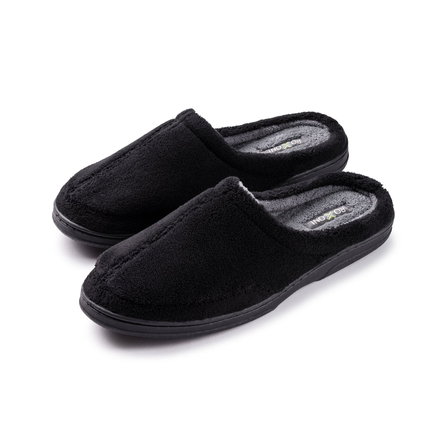 Roxoni Men's Slipper Cozy Clog Durable Comfort Slip On House Shoes