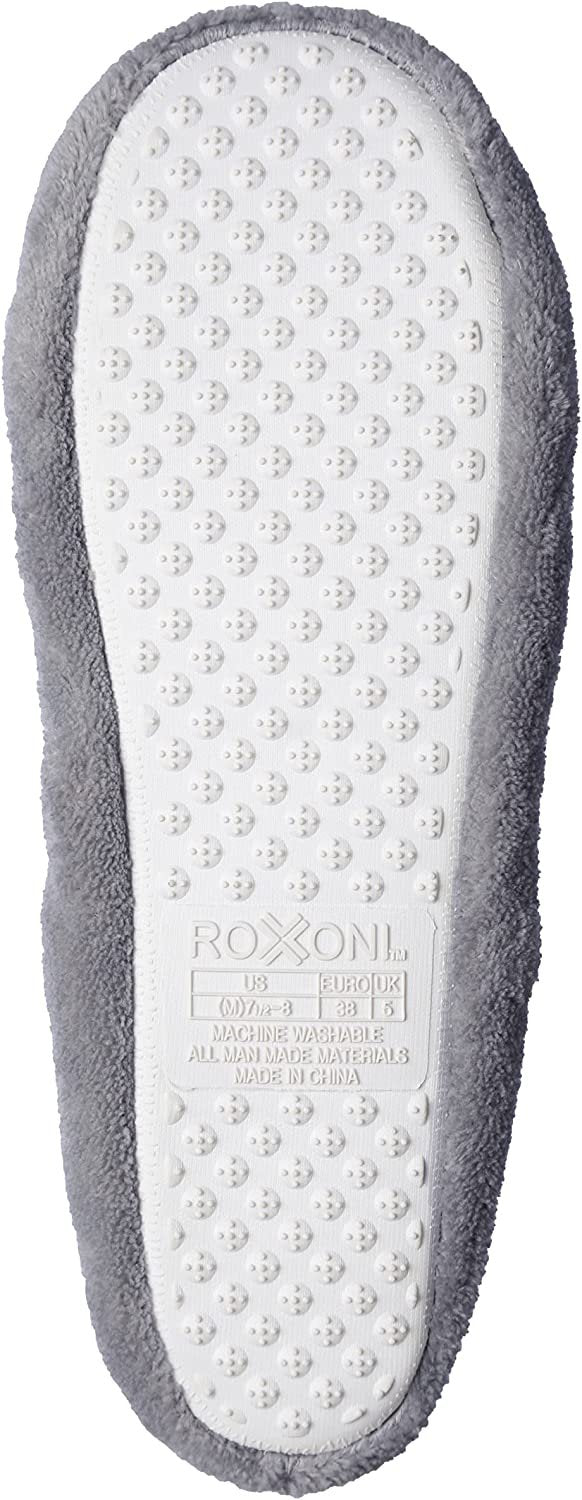 Roxoni Women's Terry Classic Cotton Ballerina Slippers (Pack of 2)