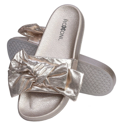 Roxoni Women’s Bow Tie Slide Sandal