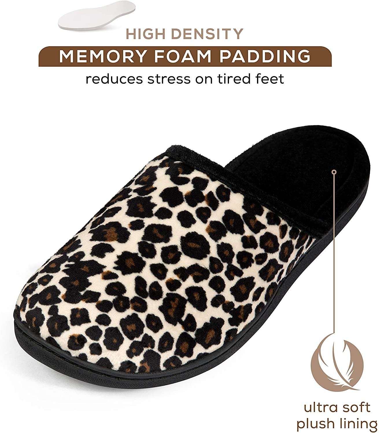 Women's Leopard Upper Slipper