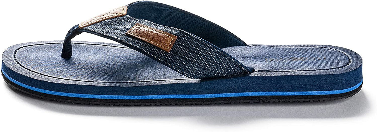 Roxoni Mens Thong Flip Flops Beach/Pool Outdoor Sandals