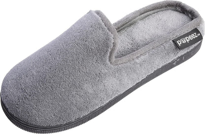 Pupeez Boy’s Terry Clog Big Kids Slippers