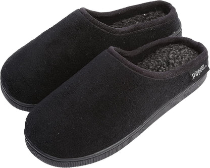 Pupeez Boy’s Terry Clog Big Kids Slippers