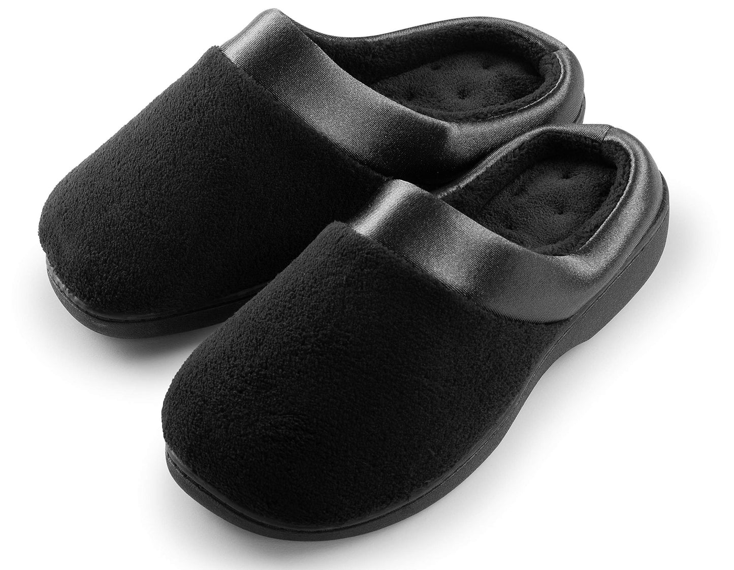 Roxoni Women's Comfort Slip On Memory Foam French Terry Lining Indoor Outdoor