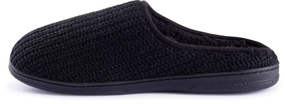 Roxoni Men’s Wool Slip-On Comfortable Knit House Slipper