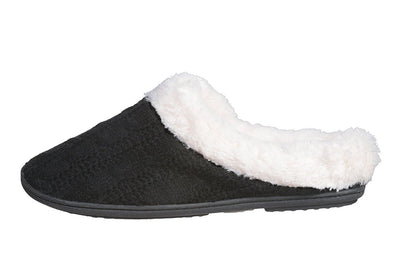 Roxoni Women's Slippers Cable Knit Super Cozy Comfort Clog