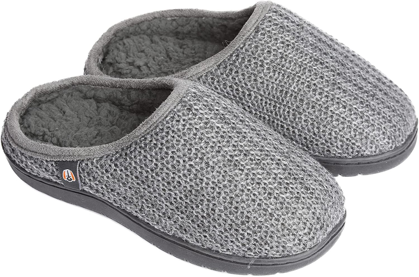 Pupeez Roxoni Boy's Slippers, Slipper with Memory Foam Suede Moccasin